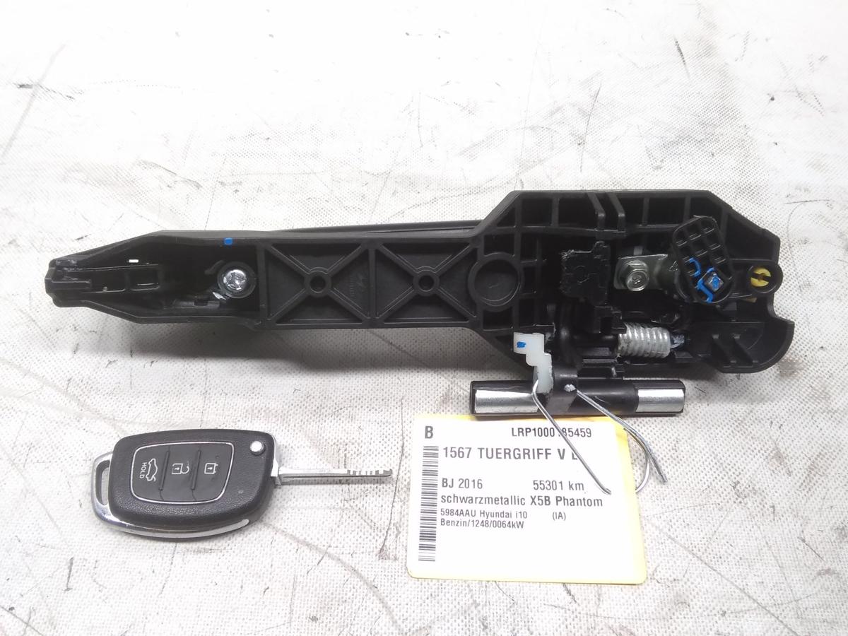 Hyundai i10 II Typ IA original T&uuml;rgriff T&uuml;rau&szlig;engriff vorn links Bj.2016