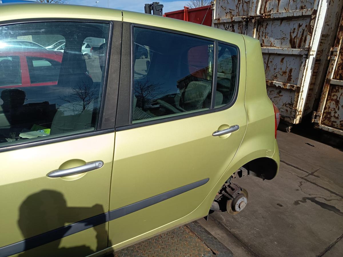 Renault Modus original T&uuml;r hinten links TED99 Gr&uuml;n Baujahr 2005