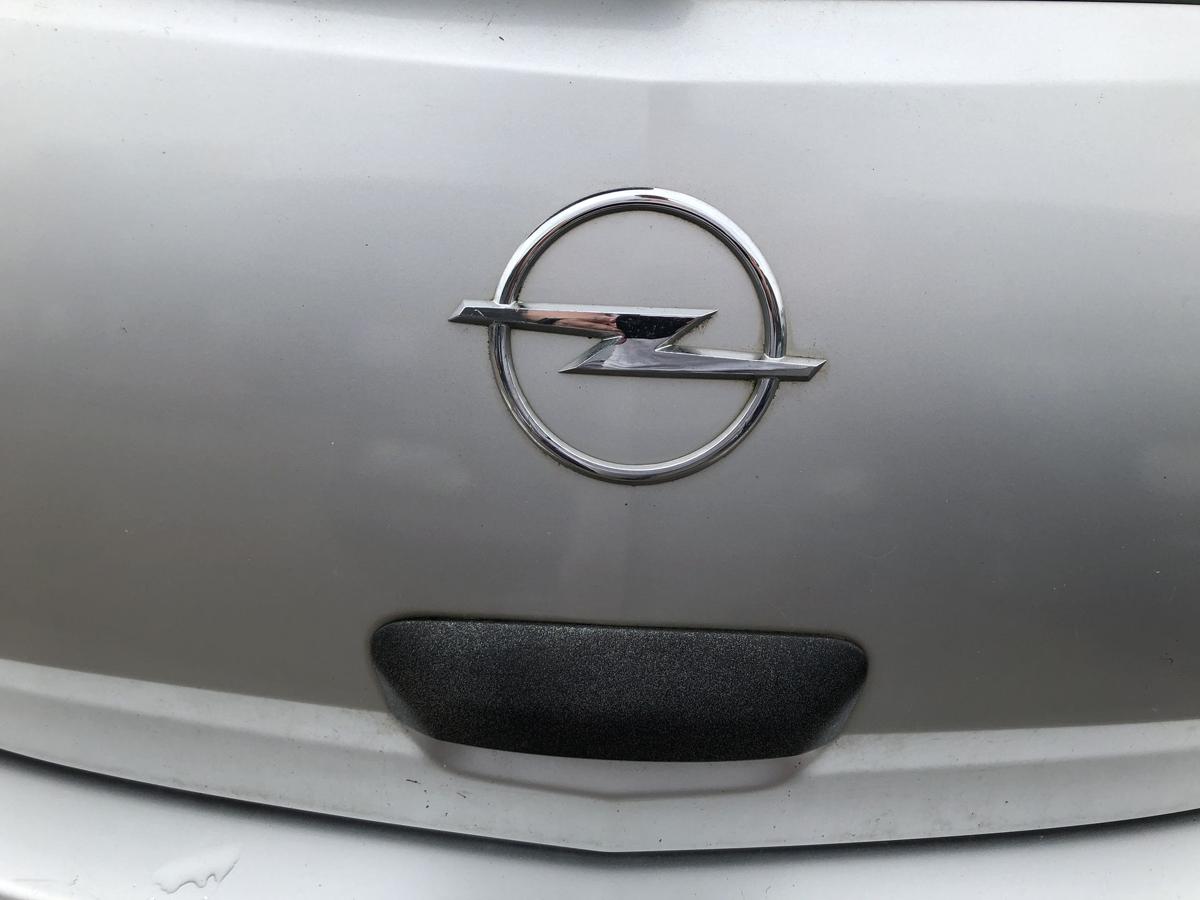 Opel Corsa D Heckklappe mit Heckscheibe 3 t&uuml;rer 2AU Starsilber Heckdeckel