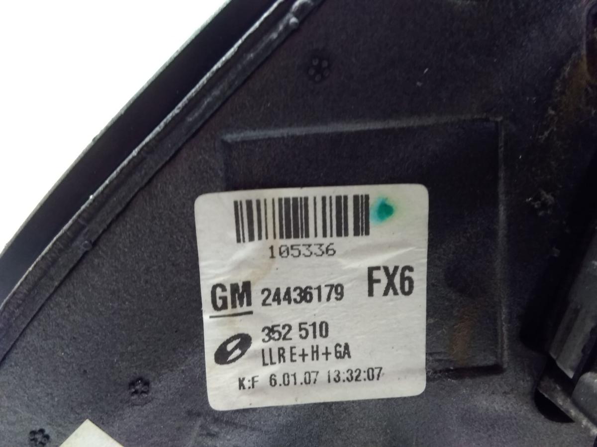 Opel Vectra C orig Au&szlig;enspiegel rechts elektrisch anklappbar 8pol BJ2008 Z474 Casablancawei&szlig;