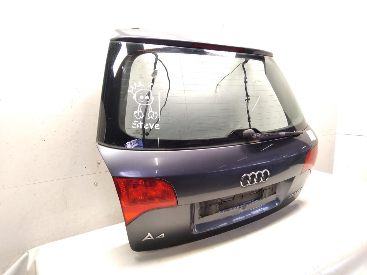 Audi A4 8E B7 Avant Heckklappe delfingraumetallic LX7Z mit Heckscheibe Bj.2006