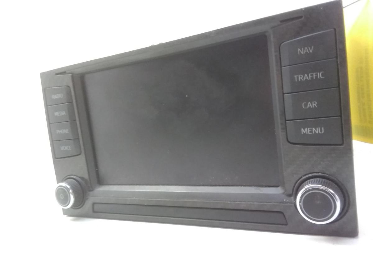 Seat Leon ST 5F original Display Bildschirm Navigation Radio 5F0919604A BJ2015