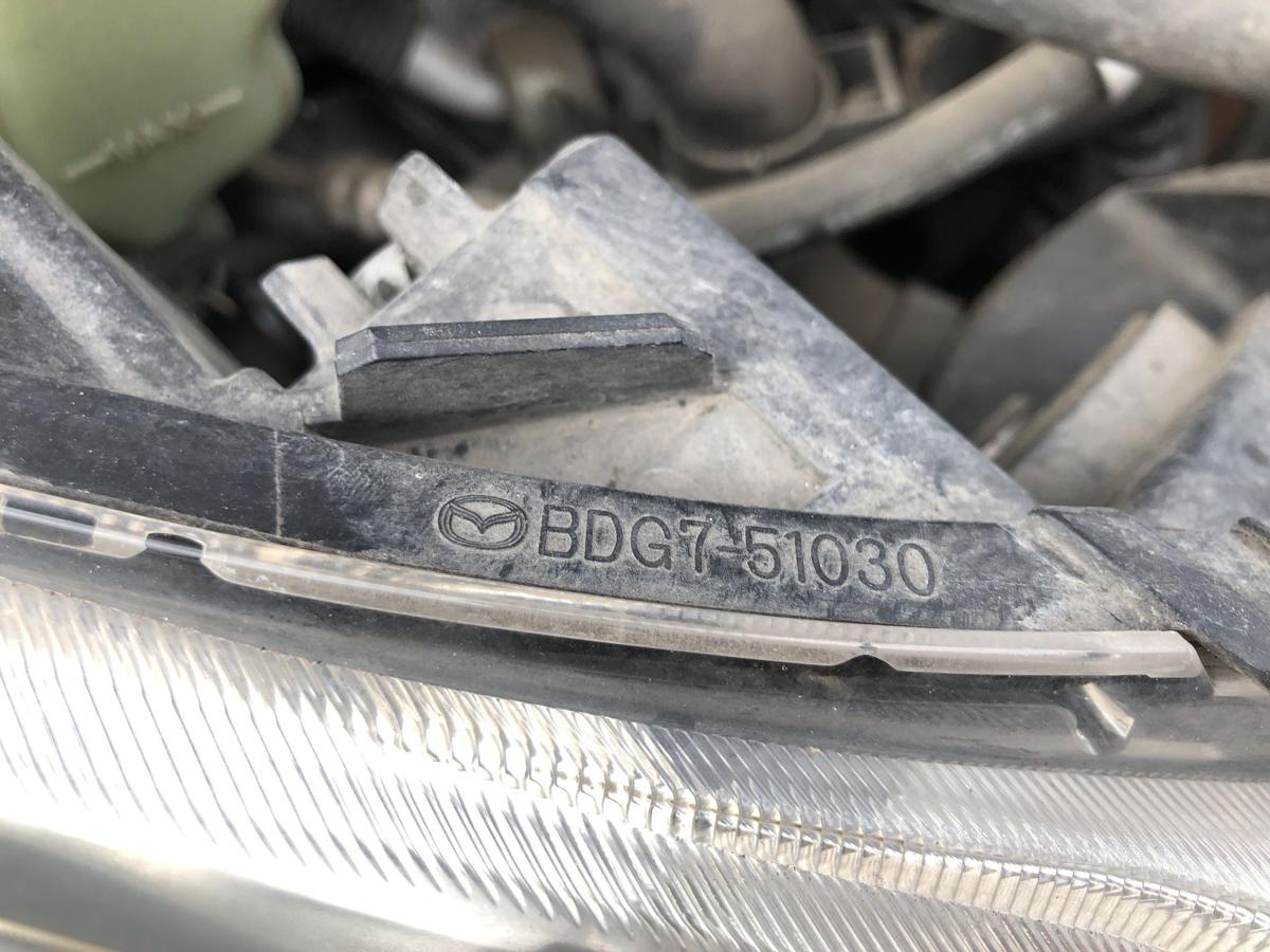 Mazda 3 Typ BL Scheinwerfer rechts Frontscheinwerfer Halogen OEM Trübung