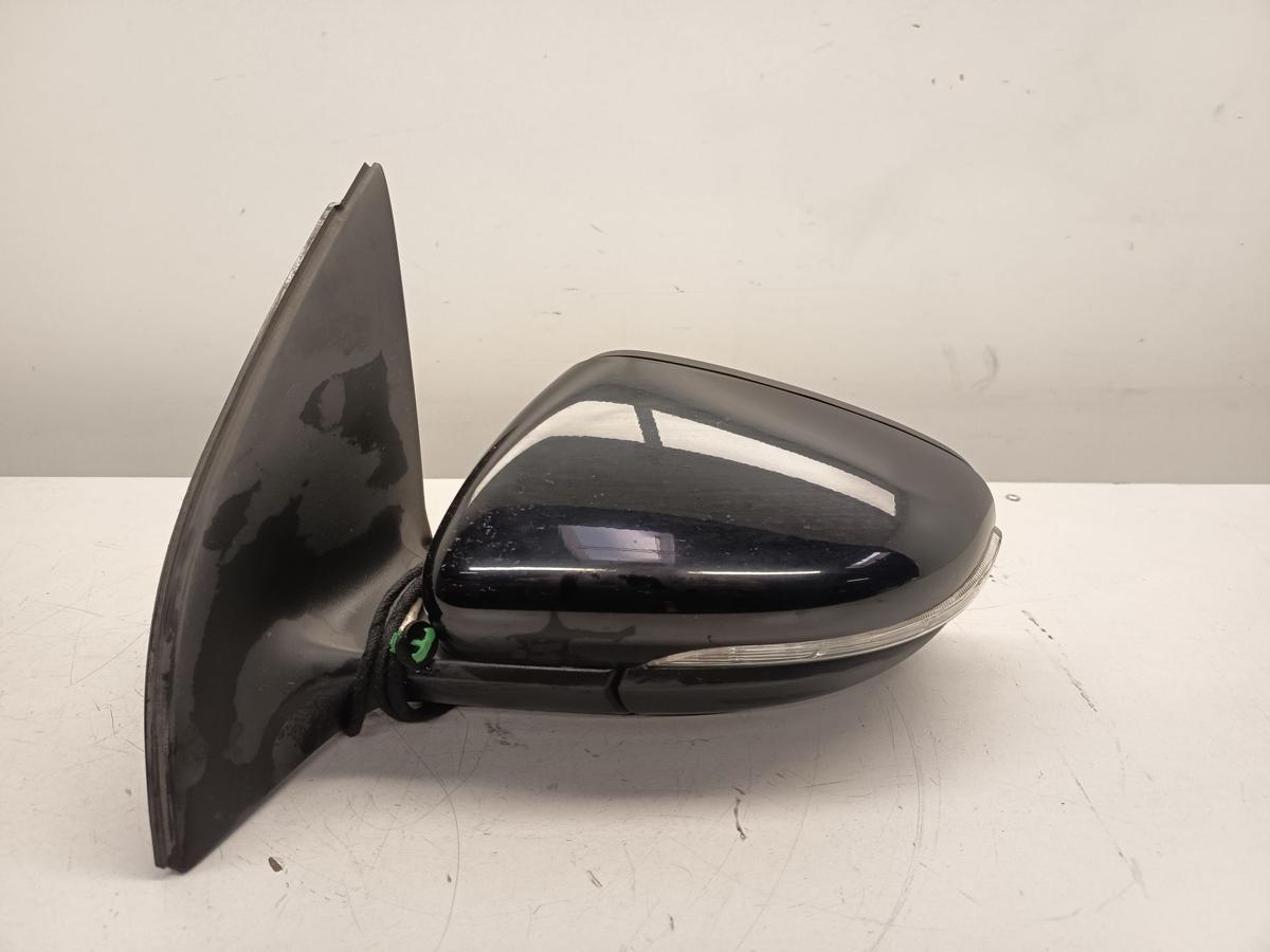 VW Golf VI 6 orig elektrisch verstellbar Spiegel links 3trg L041 Schwarz Bj 2009