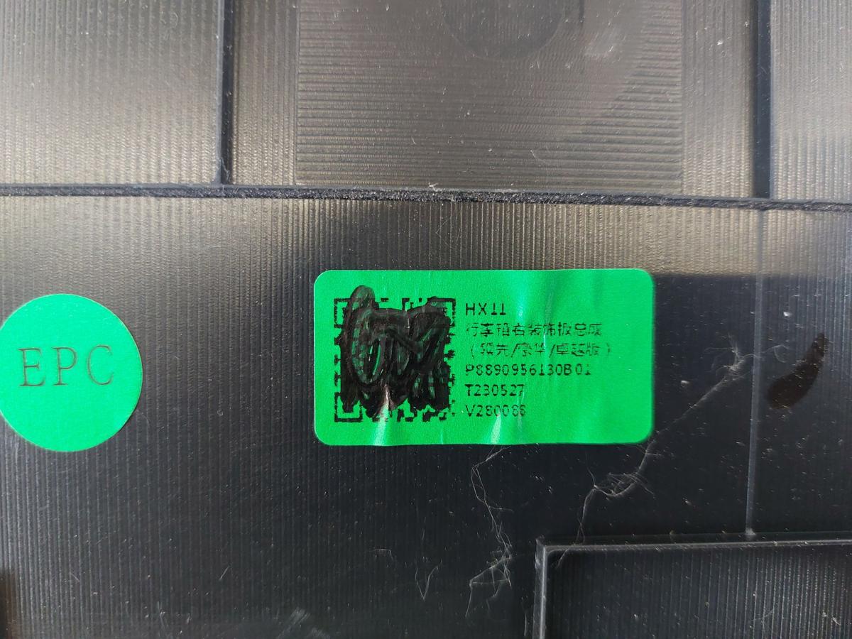 Smart #1 HX11 Pulse Innenverkleidung Kofferraum Seitenverkleidung Plastik rechts