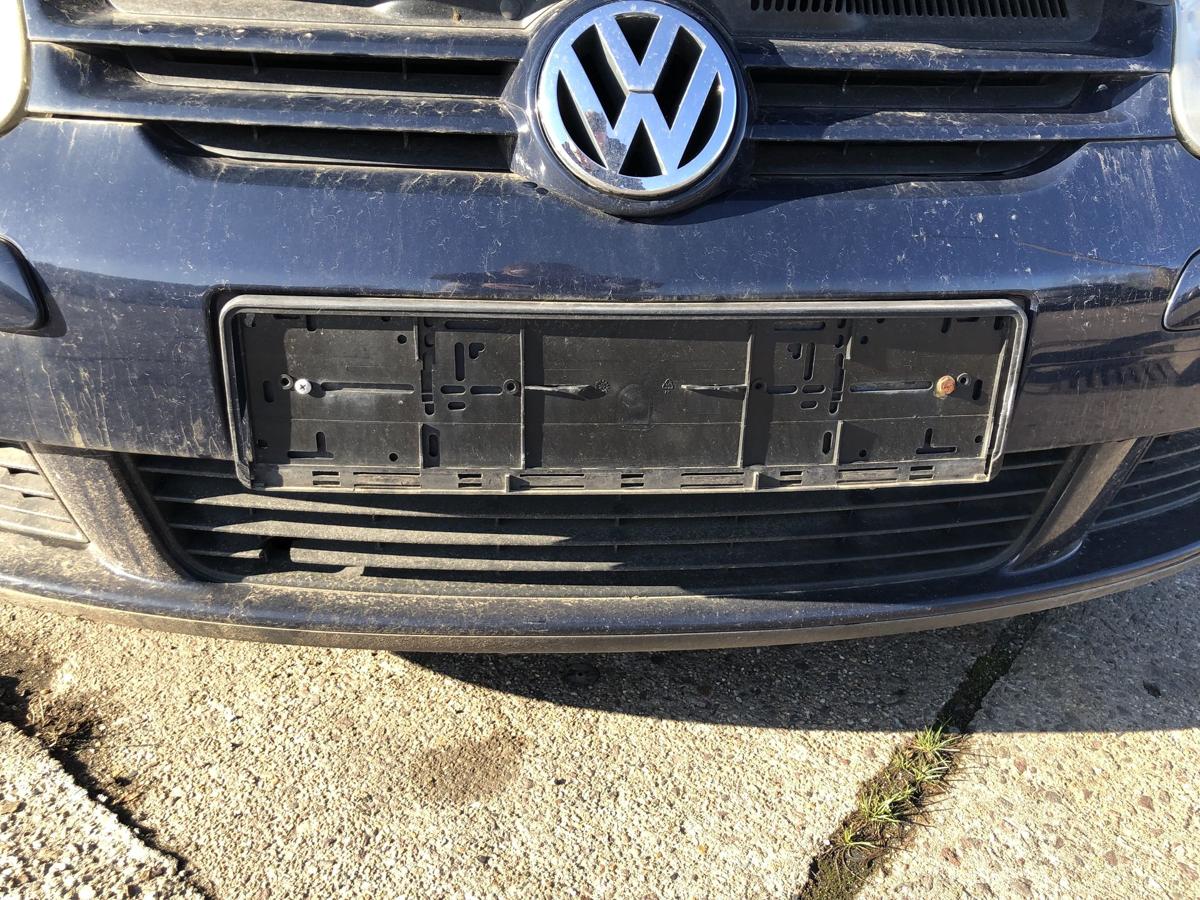 VW Golf 5 V 1K Sto&szlig;f&auml;nger vorn Frontsch&uuml;rze Frontsto&szlig;stange LA5G Perlblau