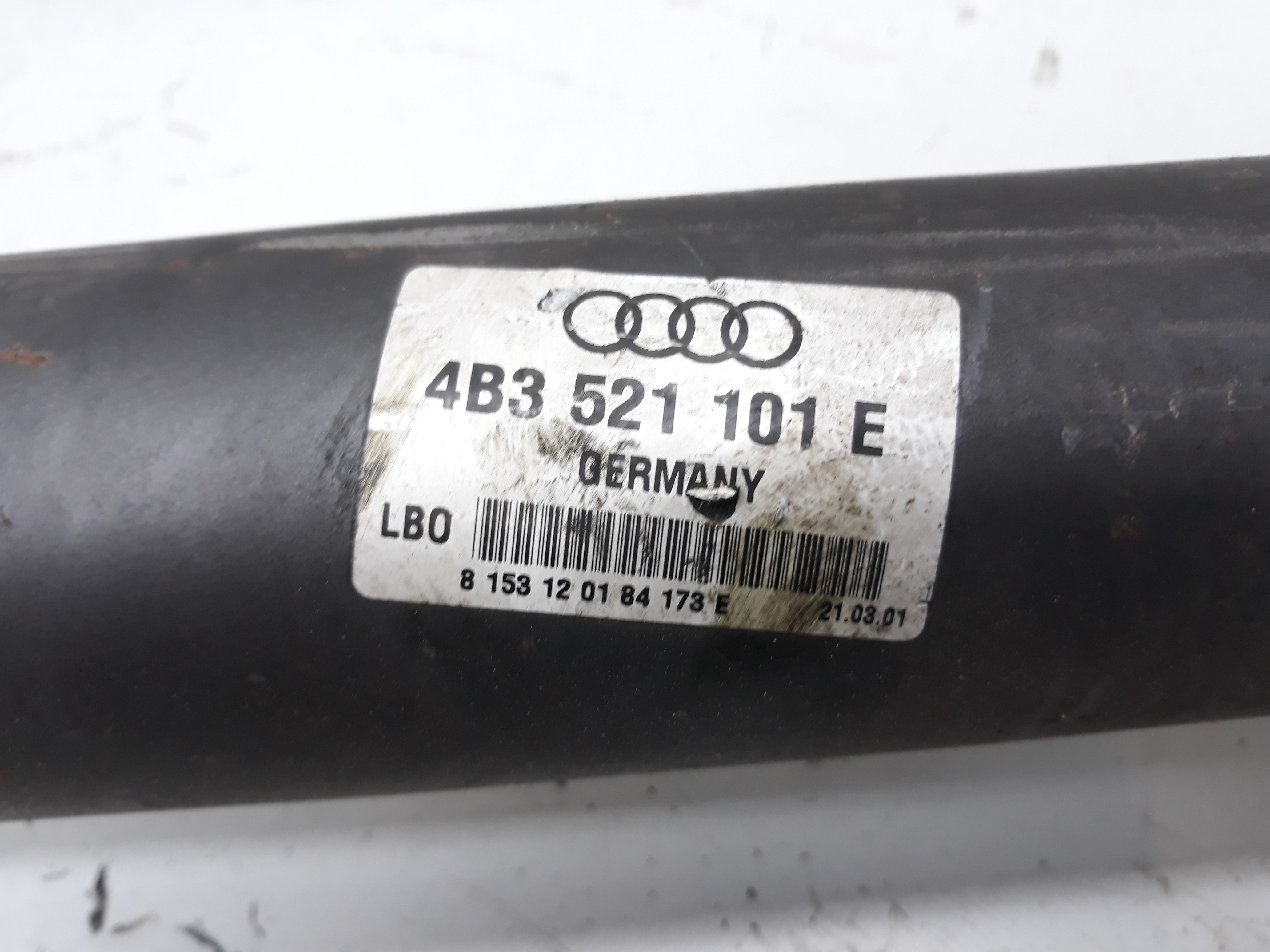 Kardanwelle 4B3521101E Audi A6/S6 (4b,Bis 05/01) S6 Avant Quattro BJ: 2001