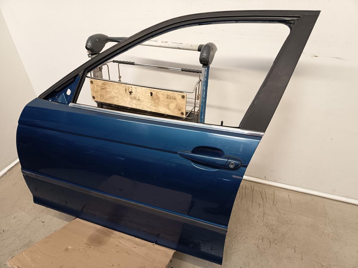 BMW E46 original T&uuml;r vorne links 364 Topasblau Baujahr 2002
