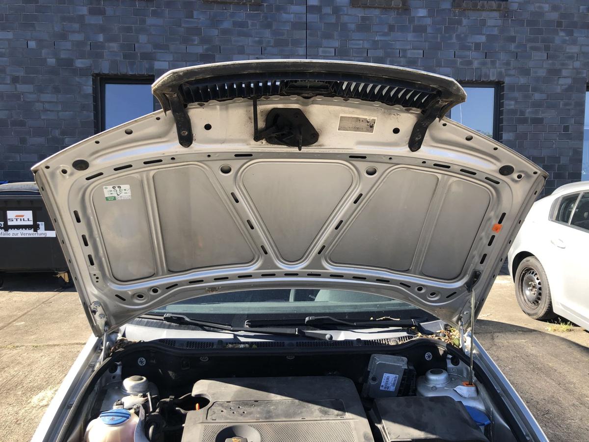 Skoda Fabia 6Y Motorhaube Haube Klappe Motorklappe vorn Kühlergrill LF7T silber