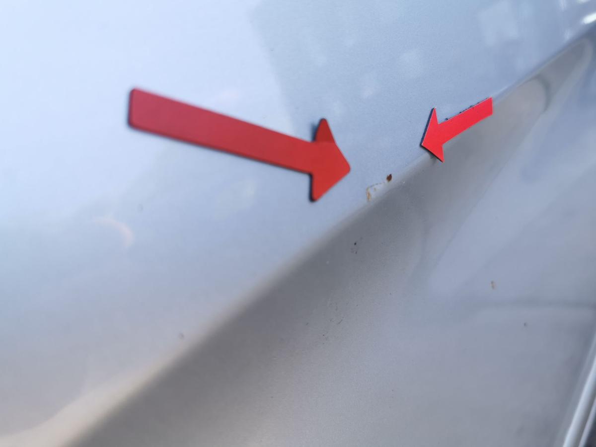 Mercedes B Klasse 245 Fahrertür Tür vorn links Roh 761 Polarsilber met *ROST*