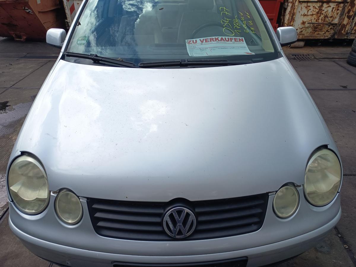 VW Polo 9N1 original Motorhaube Klappe Deckel vorn Front A7W Reflexsilber Bj2003