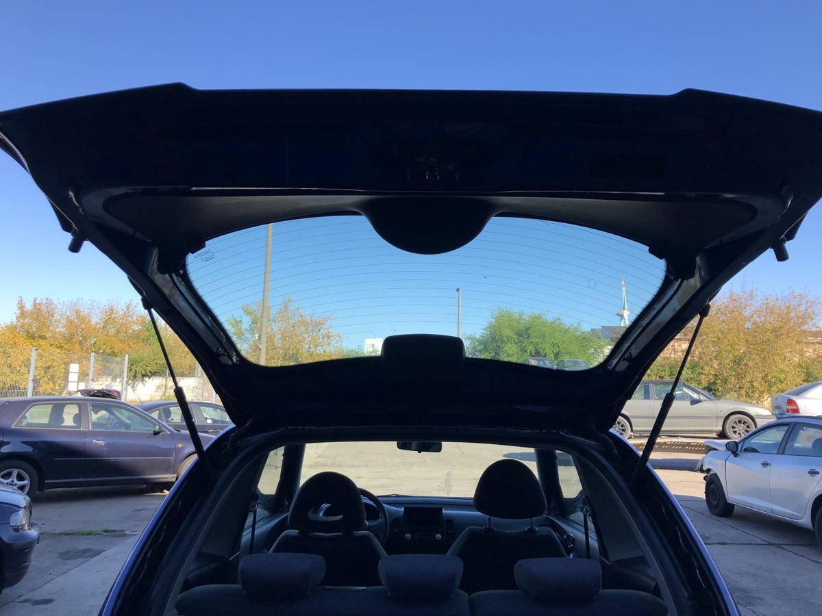 Nissan Micra K12 Heckklappe mit Heckscheibe Kofferklappe BW6 Dark Blue Perl