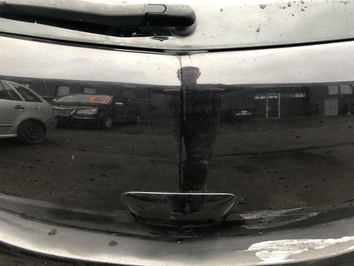 Opel Corsa D Heckklappe mit Scheibe nur f&uuml;r 5 t&uuml;rer im Rohbau 2HU Saphirschwarz