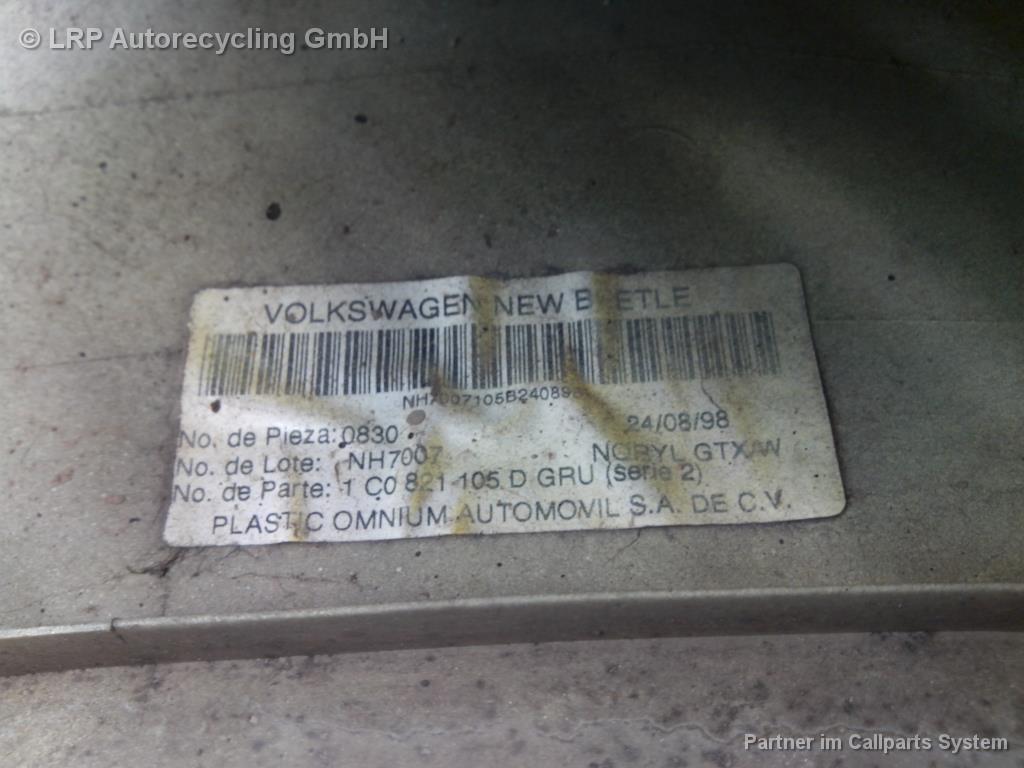 VW New Beetle 9C BJ1998 original Kotflügel vorn links LD1B-Gelb 1C0821105DGRU