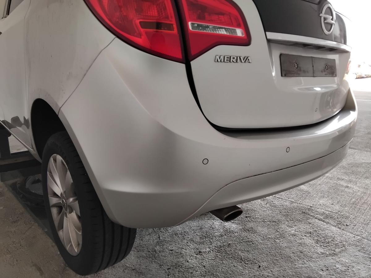 Opel Meriva B original Stoßfänger Stoßstange hinten GAN argonsilber PDC BJ2012