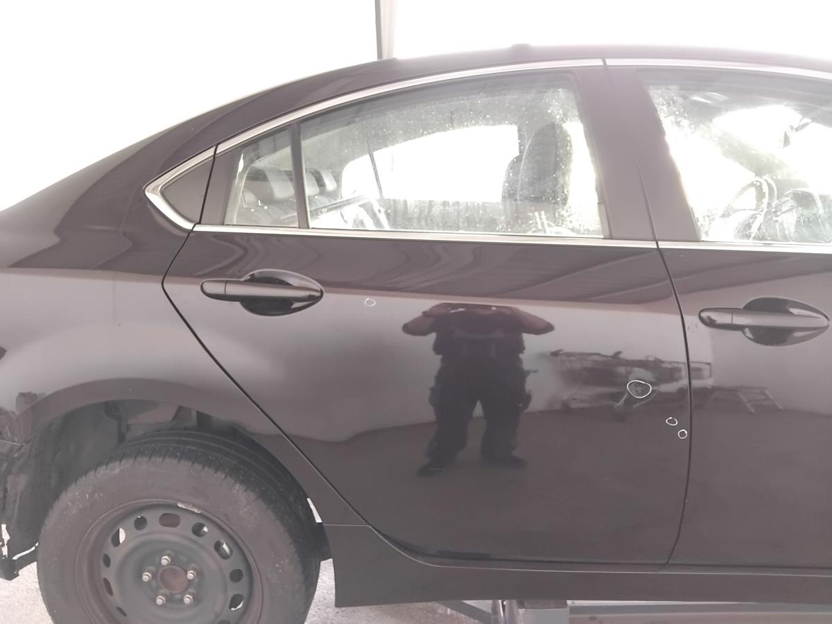 Mazda 6 II GH Limousine Stufenheck T&uuml;r hinten rechts weinrotmetallic BJ2010