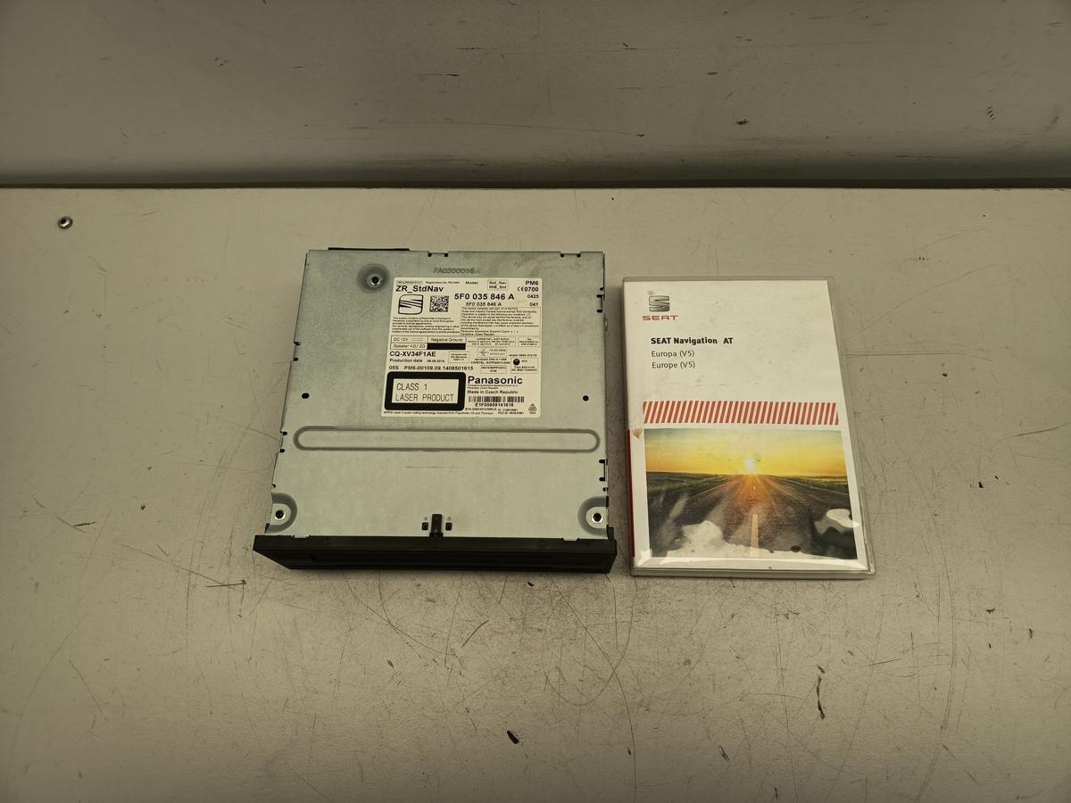 Seat Leon 5F original Rechner Navigationssystem 5F0035846A Baujahr 2015