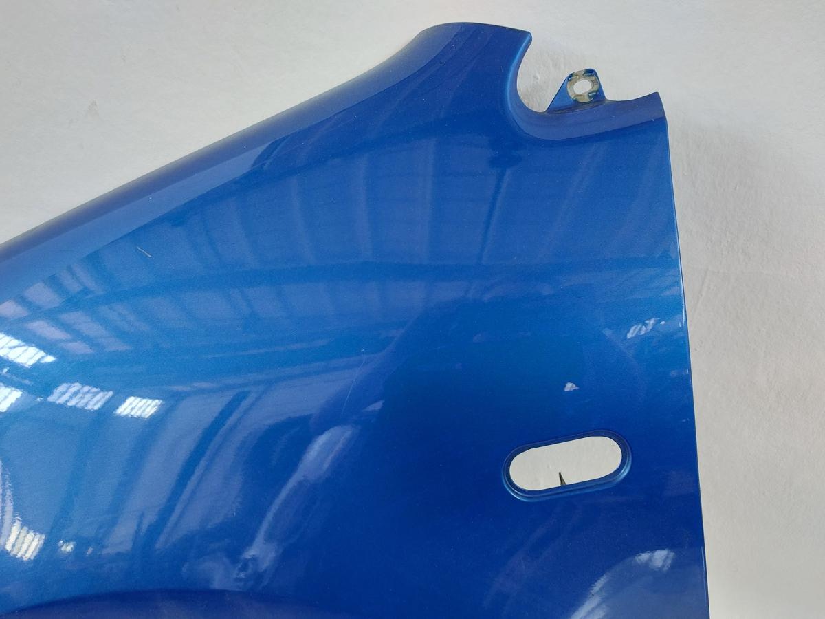 VW Polo 9N1 Kotflügel Fender vorn links LA5M Mercatoblaumetallic Rostpickel