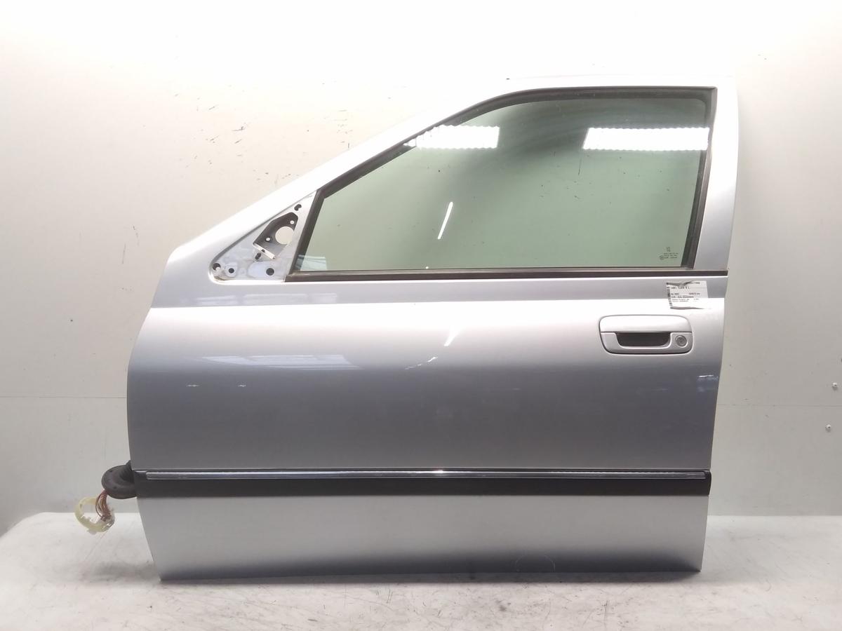 Peugeot 406 Facelift Tür vorn links Fahrertür silber EZR aluminiumgrau BJ2002