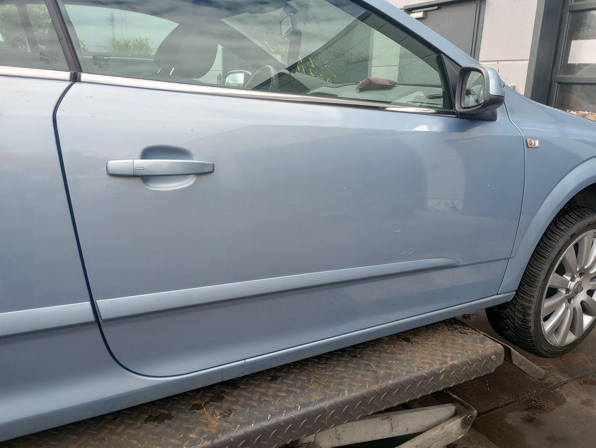 Opel Astra H TwinTop orig Tür rechts Cabrio Z21C Blau Bj 2008