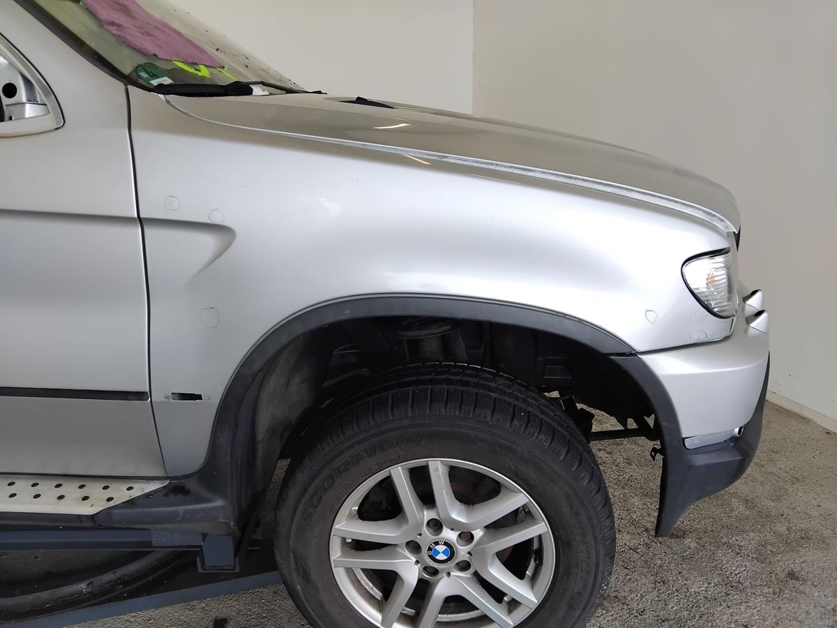 BMW X5 E53 original Kotfl&uuml;gel vorn rechts titansilbermetallic 354/7 BJ2000