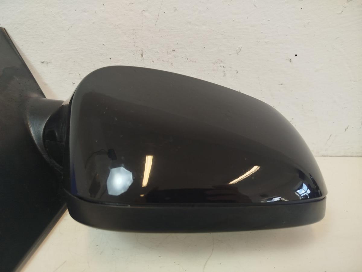 BMW 1er E87 LCI Au&szlig;enspiegel rechts R&uuml;ckspiegel Seitenspiegel ele 668 schwarz II