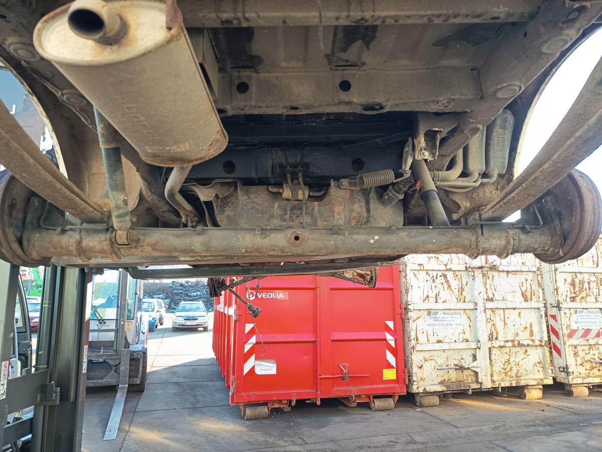 VW Caddy 9K original Hinterachse Tr&auml;ger trommelgebremst 164tkm Bj 2003