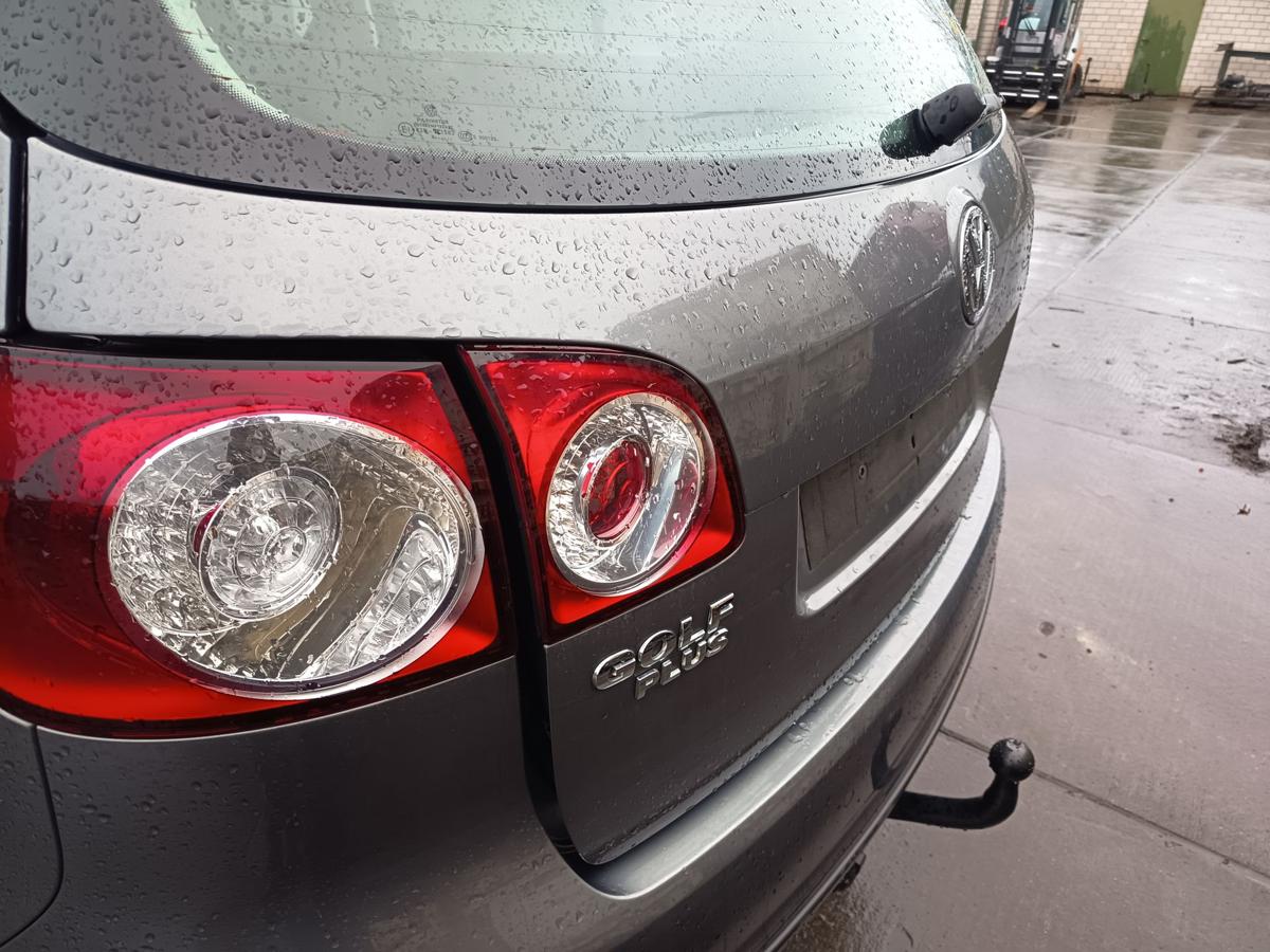 VW Golf Plus 5M original Heckklappe mit Scheibe A7T United Grey rostfrei Bj 2006