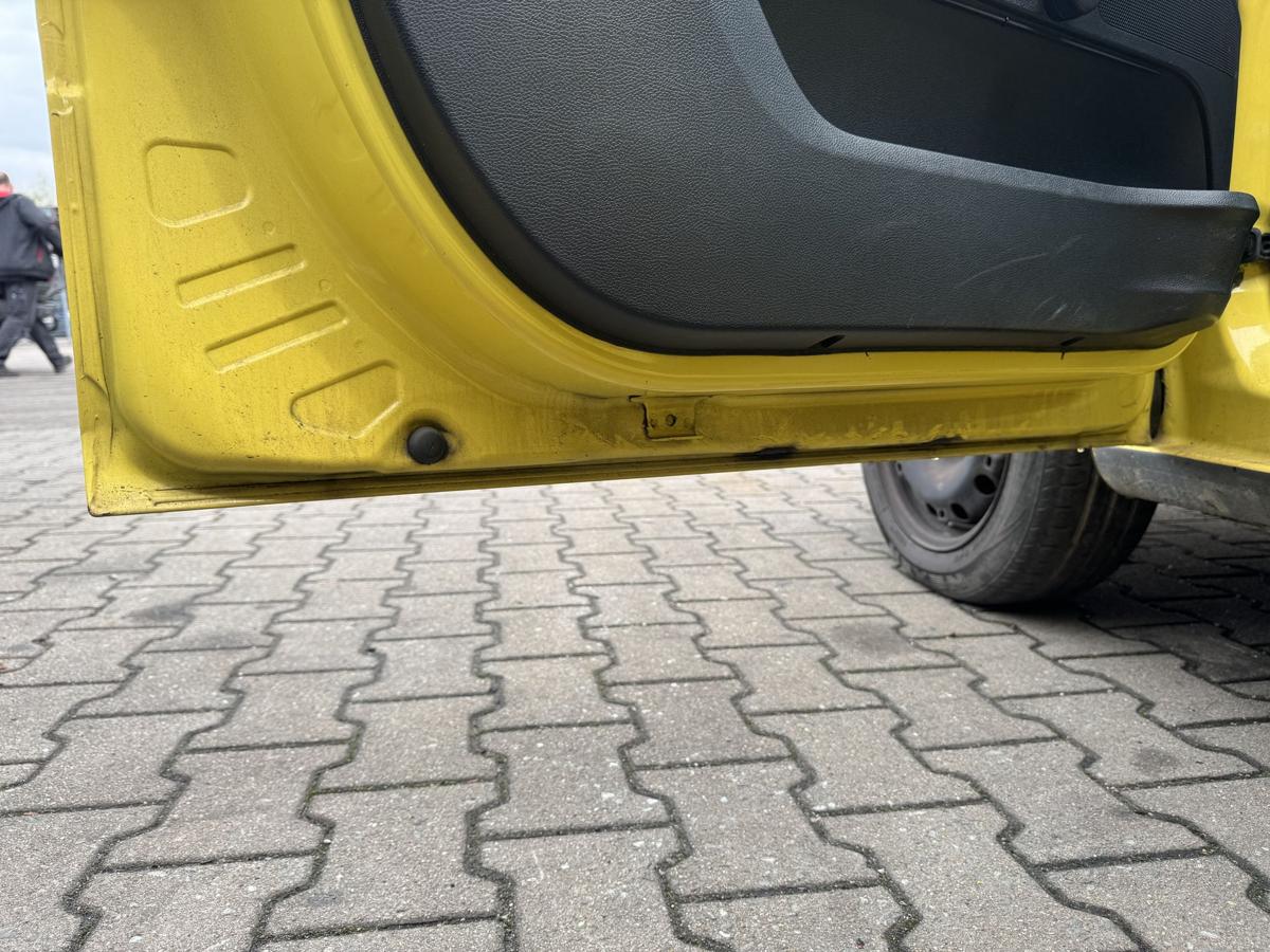 Skoda Fabia 2 original T&uuml;r vorn links LF1F Gelb Rohbau Bj.2009