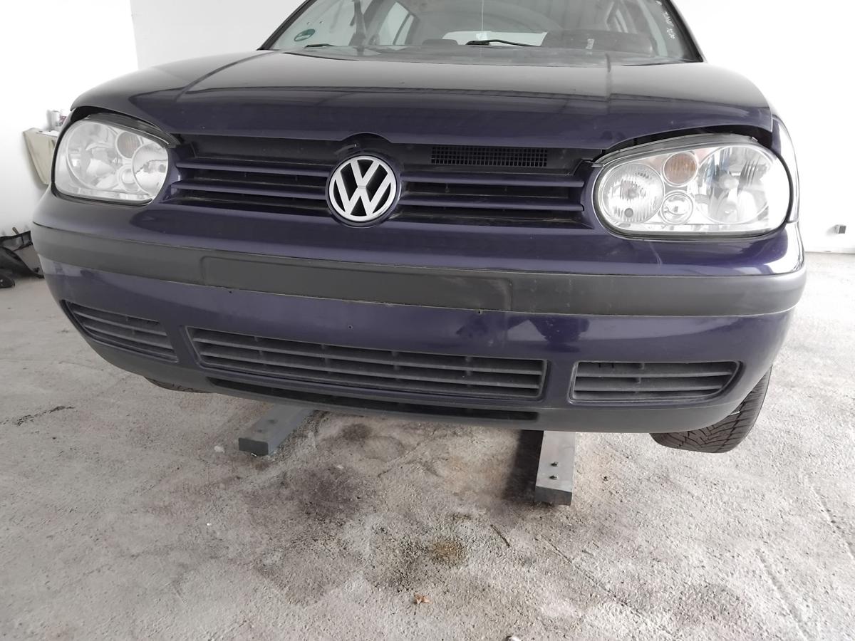 VW Golf 4 1J original Sto&szlig;stange Stossf&auml;nger vorn LB5N Indigoblaumetallic BJ2000