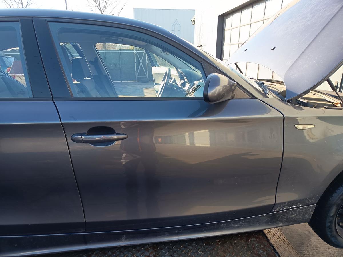 BMW E87 original T&uuml;r vorn rechts Beifahrer Rohbau A22 Sparkling graphite Bj 2005