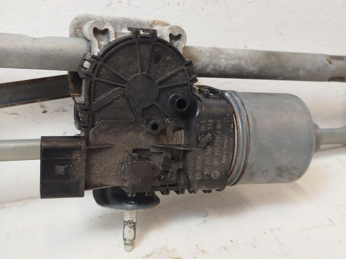 VW Polo 6R Wischermotor vorn Wischergest&auml;nge Wischerantrieb OEM Scheibenwischer