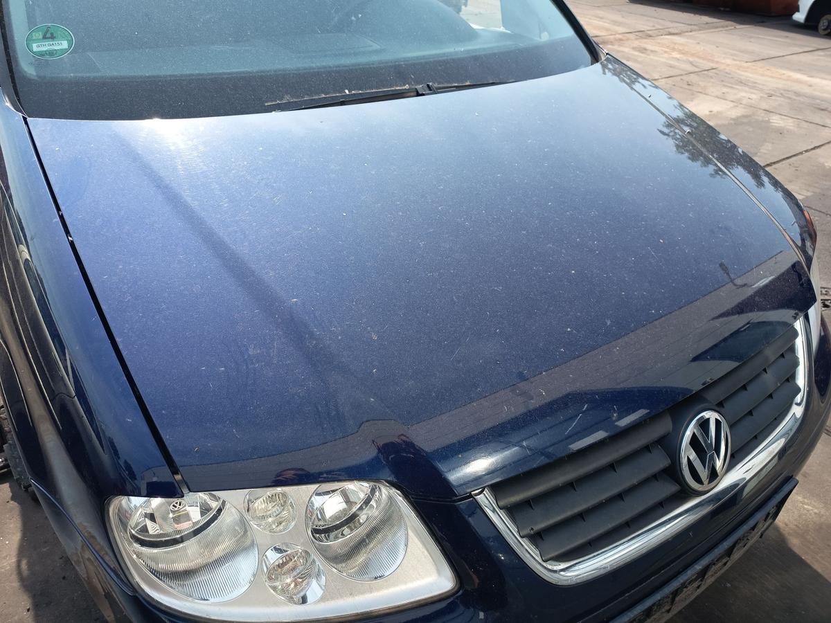 VW Touran 1T original Motorhaube LB5N Indigoblau Baujahr 2006