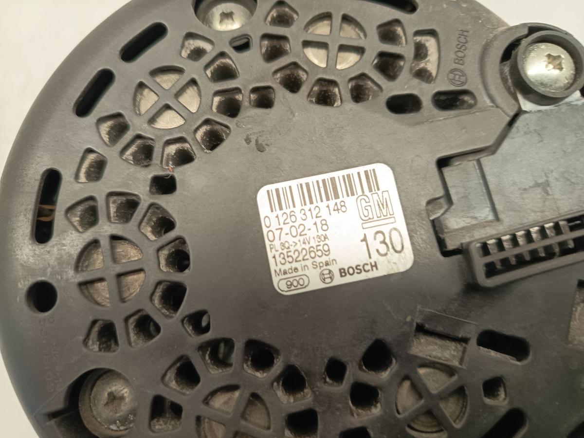 Opel Astra K original Lichtmaschine Generator 1.4l 92kW Benzin 130A Bj 2018