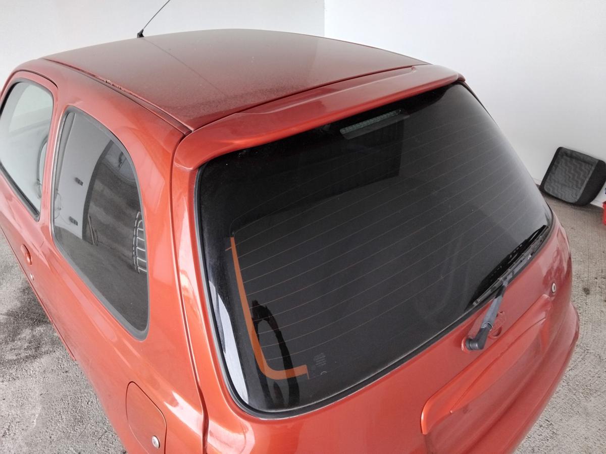 Nissan Micra K11 Heckklappe mit Heckscheibe 2. Faceliftmodell BJ2001 mit Spoiler