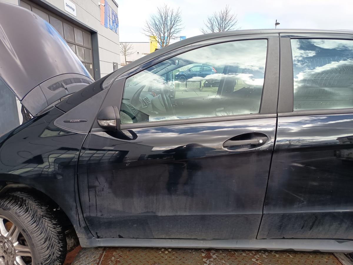 Mercedes W169 original T&uuml;r vorn links Fahrer 696 Nachtschwarz Bj 2005