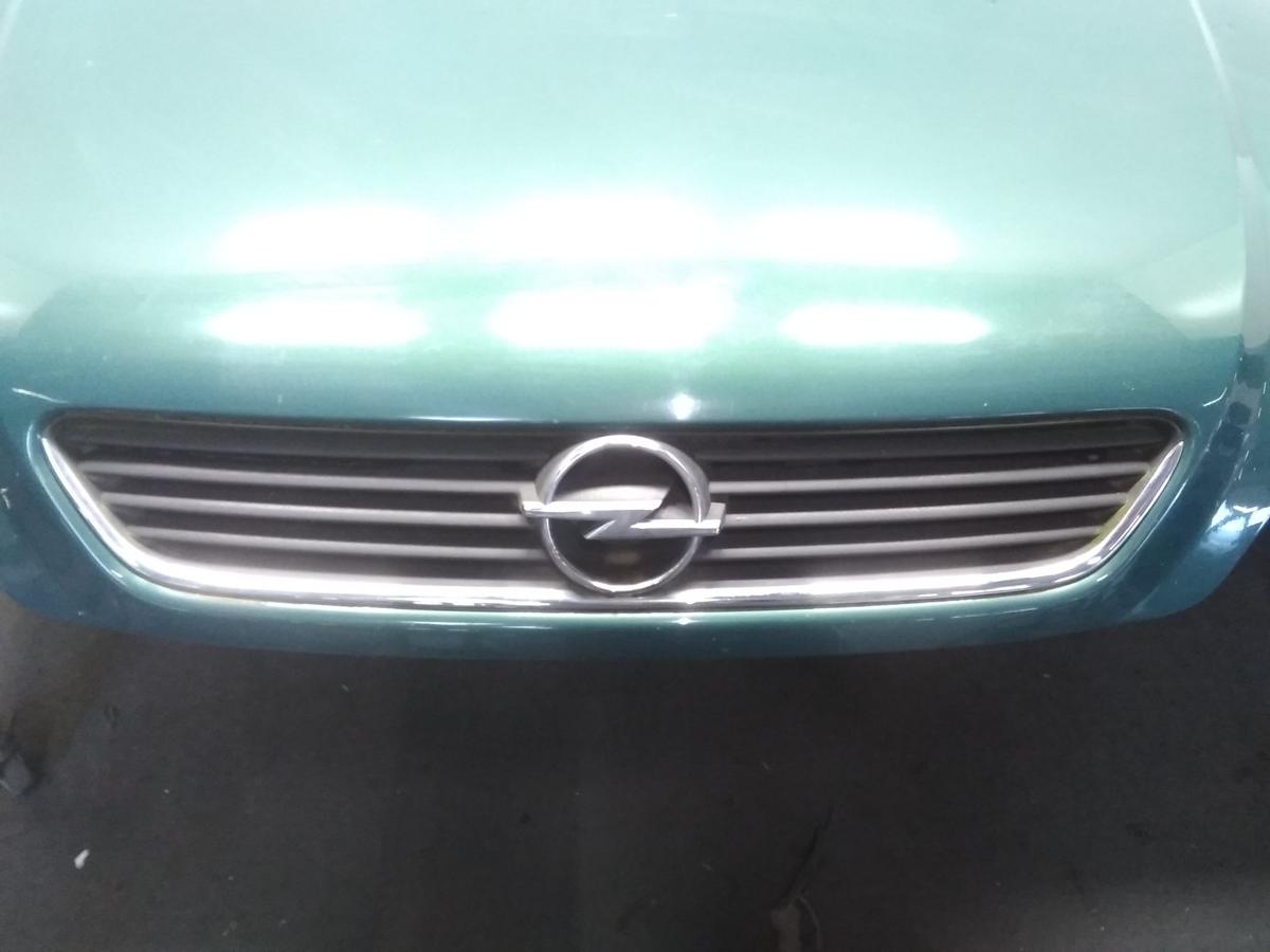 Opel Astra G original Motorhaube mit Grill Jadegrünmetallic Z387 BJ2002