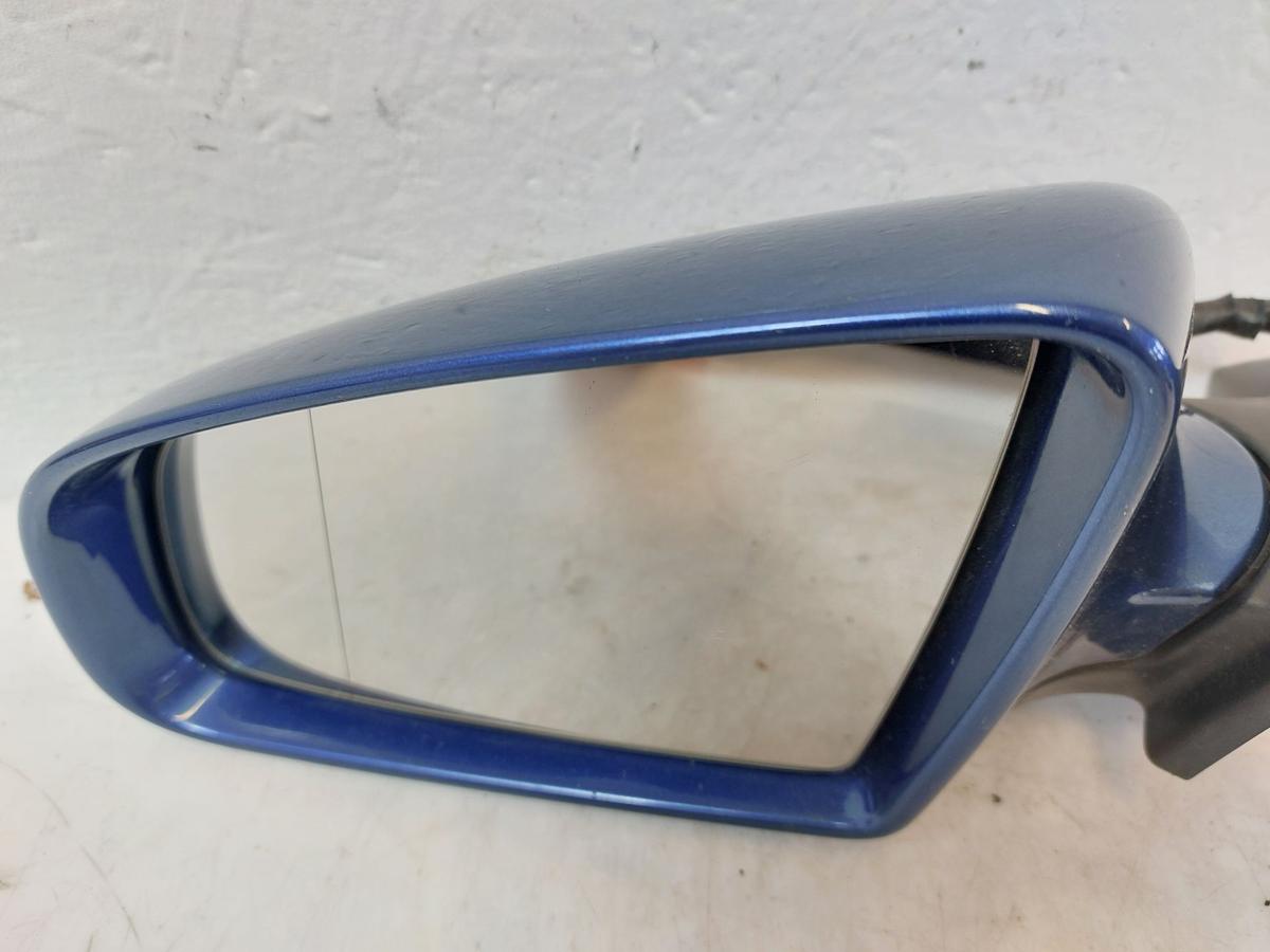 Audi A3 8P Außenspiegel links Rücklspiegel Seitenspiegel elektrisch LZ5C blau