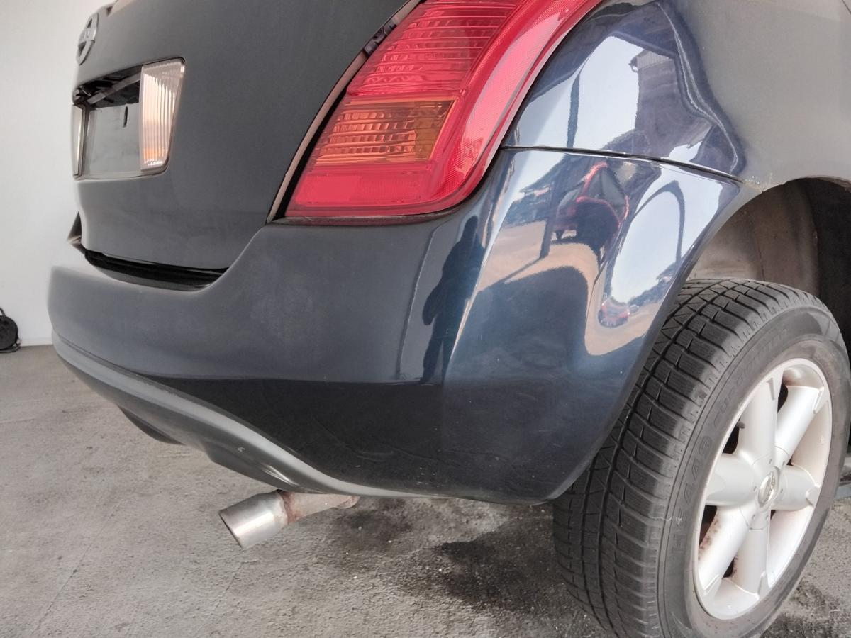 Nissan Murano Z50 original Stoßfänger Stoßstange hinten BJ2005 BW9 DARK BLUE PEARL