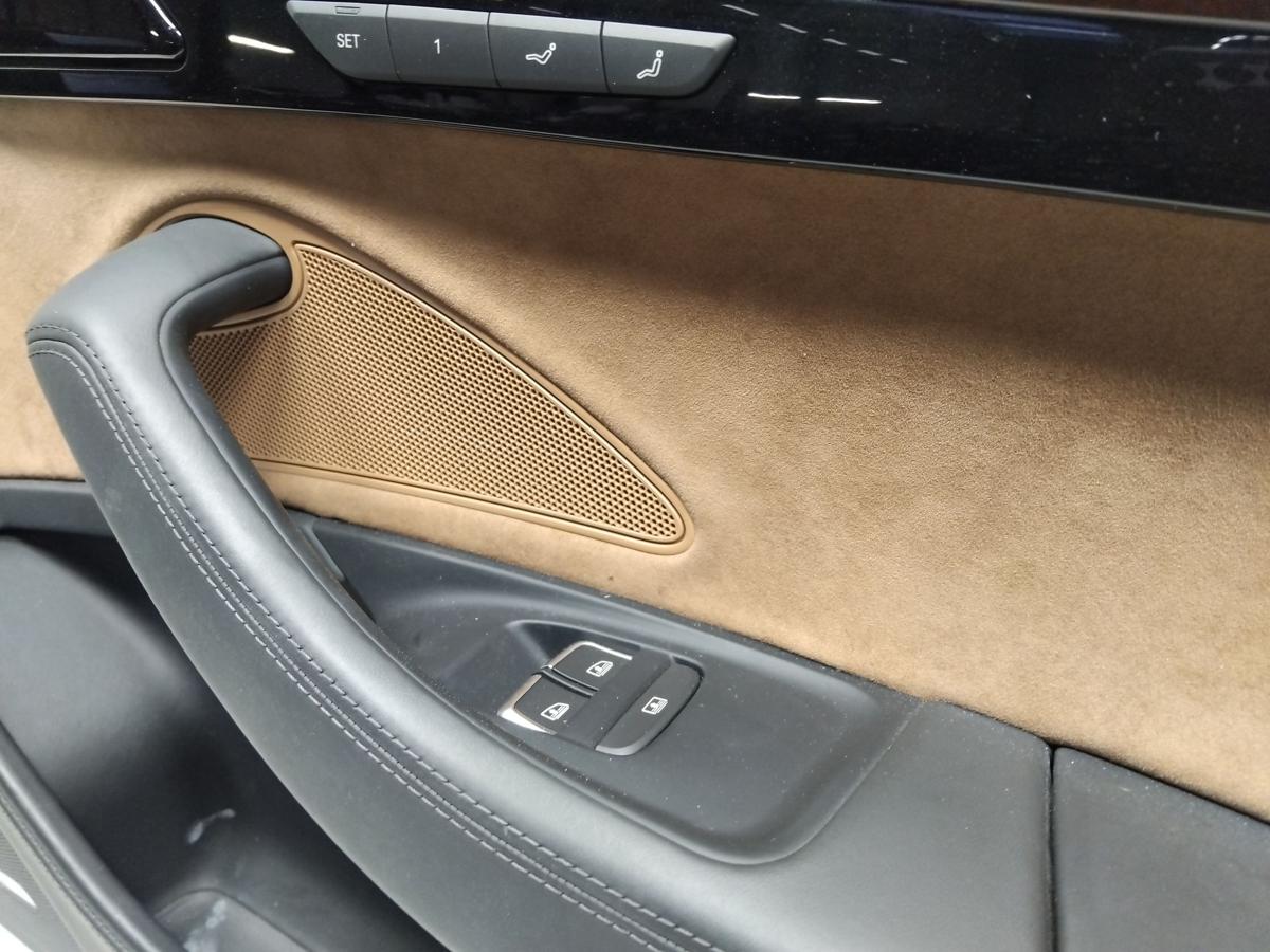 Audi A8L 4H orig T&uuml;rverkleidung hinten rechts Leder Alcantara Memory Lang BJ2015