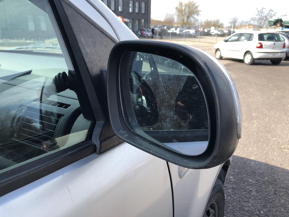 VW Fox 5Z Außenspiegel rechts Spiegel Rückspiegel manuell LA7W silber