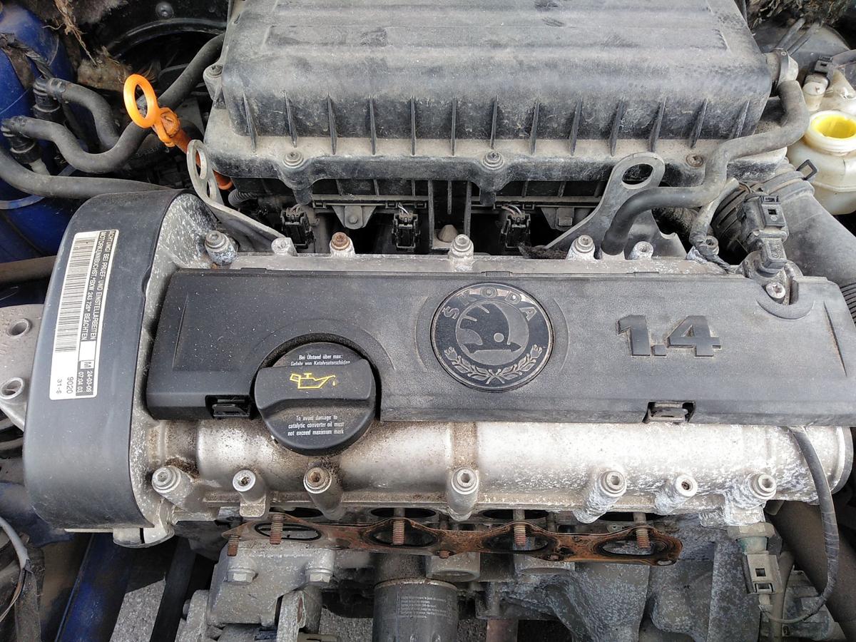 Motor BXW 1.4 63kw Laufleistung 134897km Skoda Fabia 2 5J Bj.2008