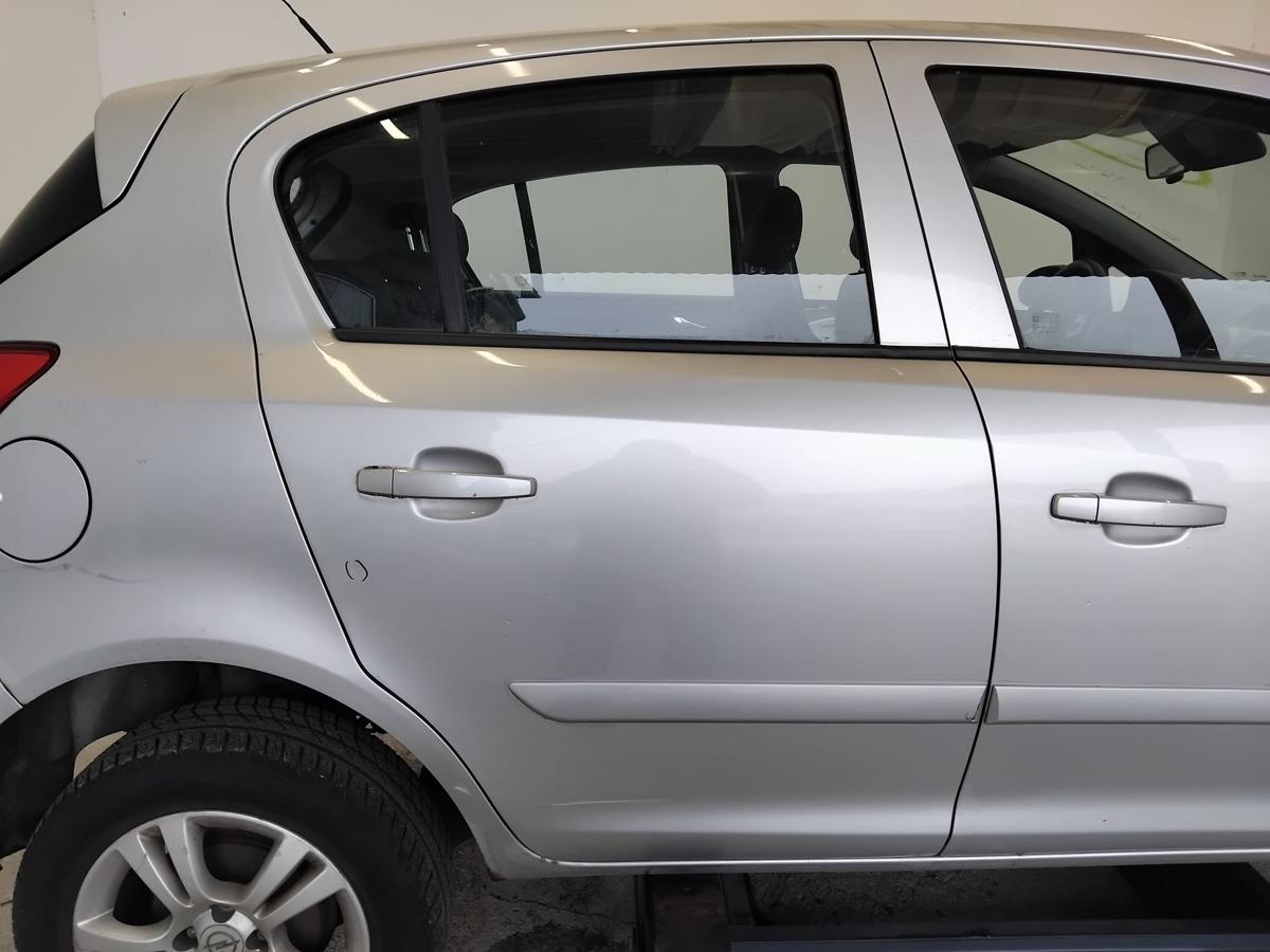 Opel Corsa D Tür hinten rechts 2AU Starsilber III Metallic Z157 5-türig BJ2006