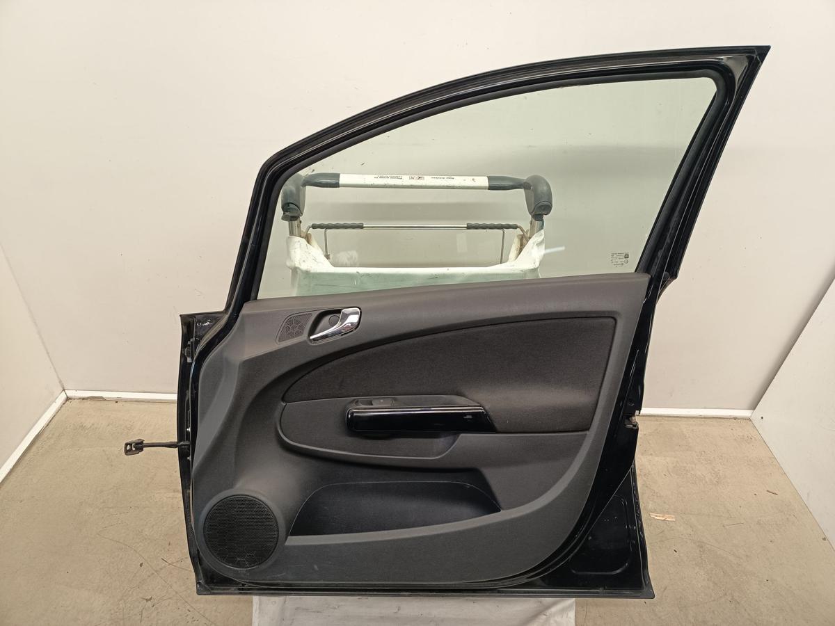 Opel Corsa-D original Tür rechts vorn Z20R-Saphirschwarz ohne Spiegel EZ2009