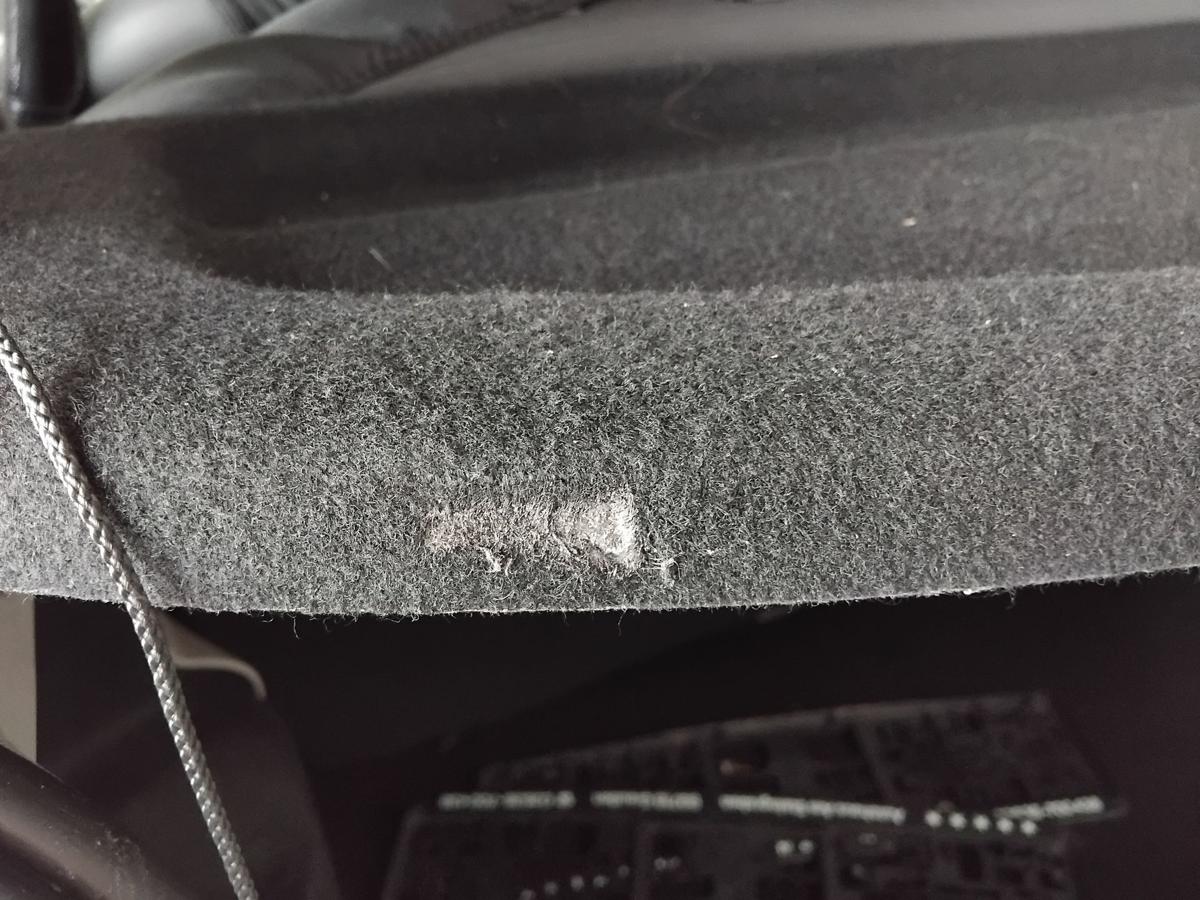 Renault Twingo 2 original Hutablage Kofferraumabdeckung schwarz BJ2008