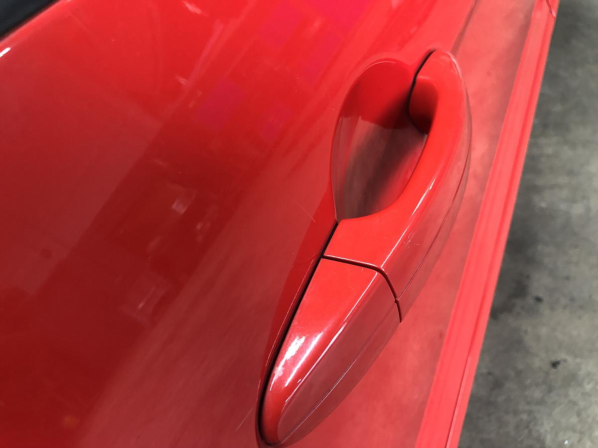 Ford Galaxy II vor Facelift original Tür VR Beifahrertür Colorado rot 06-10