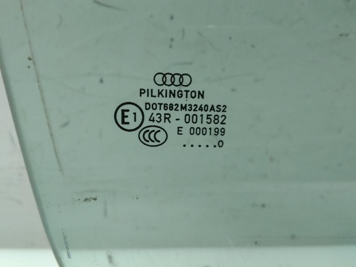 Audi A3 8P Facelift T&uuml;rscheibe vorn rechts 3-T&uuml;rer gr&uuml;ncolor Bj.2010