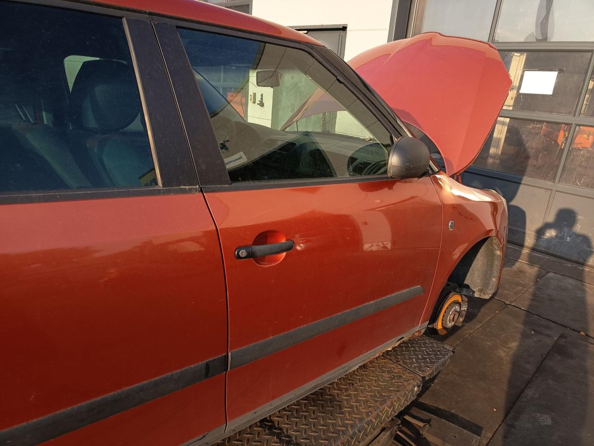 Skoda Fabia II 5J original T&uuml;r Roht&uuml;r vorne rechts LF3H Orange Baujahr 2007