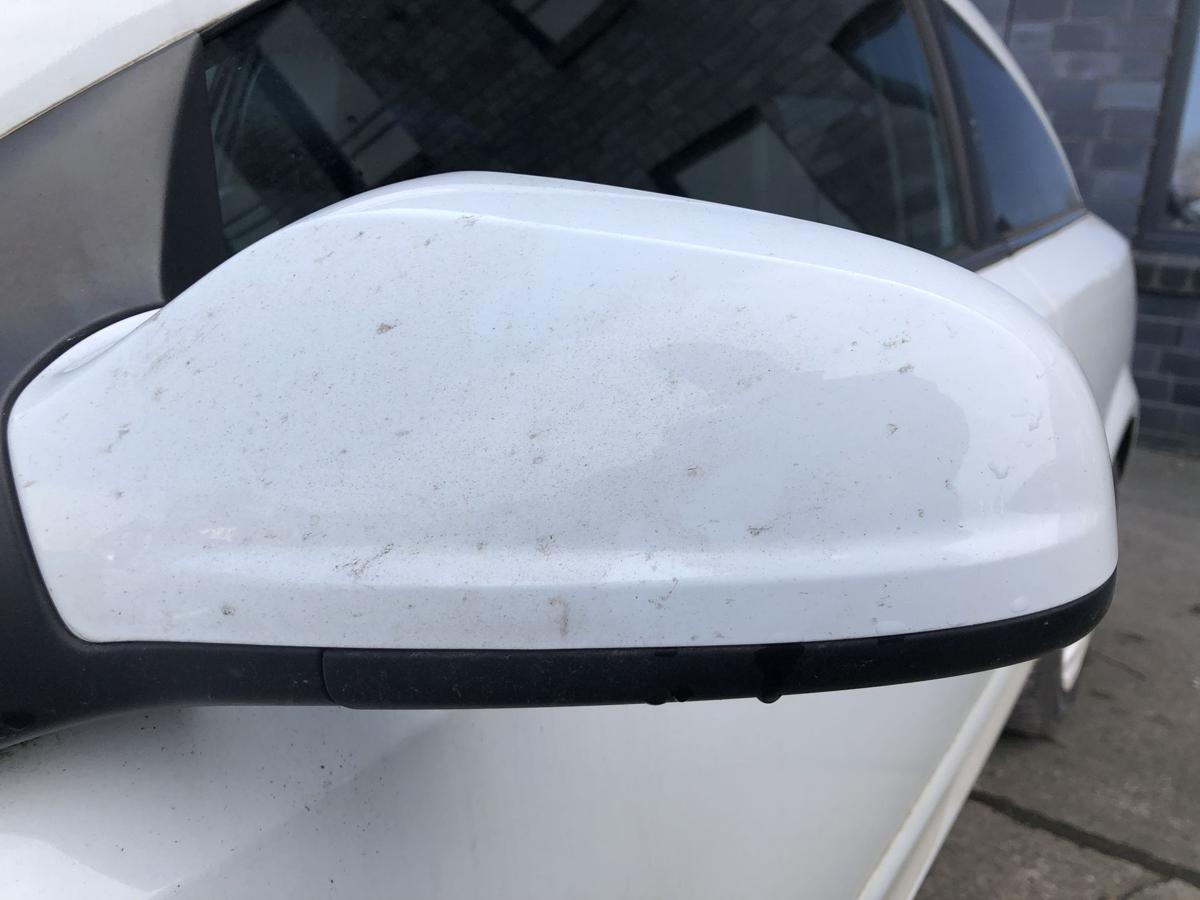 Opel Astra H GTC Au&szlig;enspiegel links R&uuml;ckspiegel elektrisch Spiegel 10U wei&szlig;