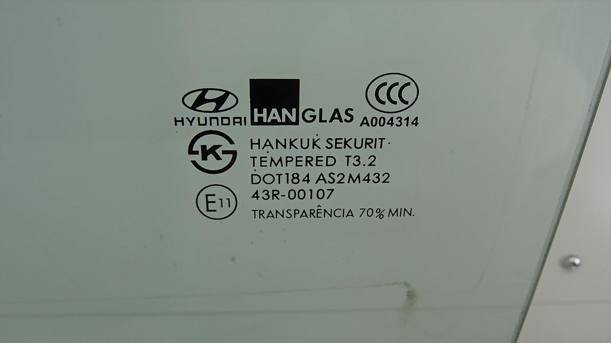 Hyundai Matrix Türscheibe hinten links in grüncolor Bj2006